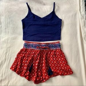 Forever 21 Soft Shorts Tassel Drawstring Size XS